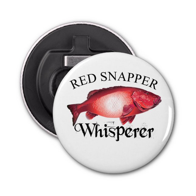Red Snapper Whisperer Light Bottle Opener (Front)