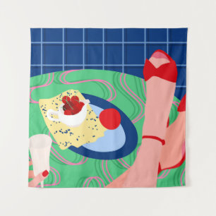 Red Sneak Peek Tapestry