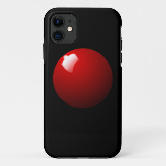 Red Snooker Ball Table Sport iPhone 11 Case
