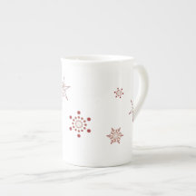 Red Snowflakes | Espresso Mug