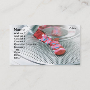 Red sock business card