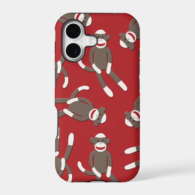Red Sock Monkey Print (Back)