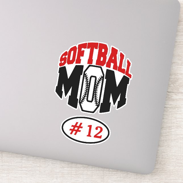 Red Softball Mum Contour (Detail)