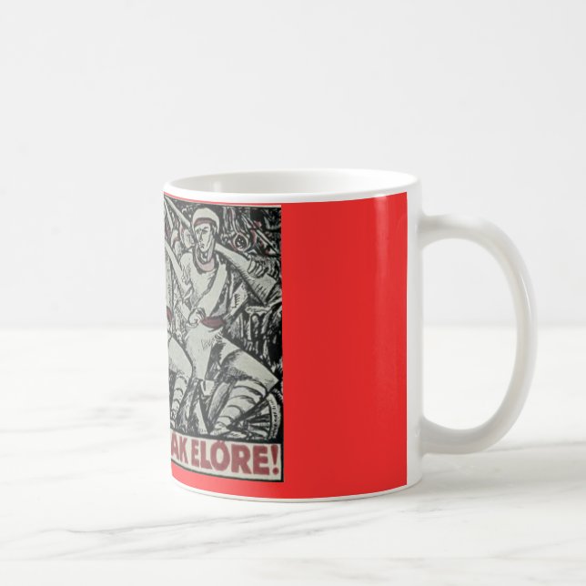 Red Soldiers Forward! 1919 Hungarian poster Coffee Mug (Right)