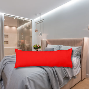 Red Solid Colour Classic Elegant Trendy Body Cushion
