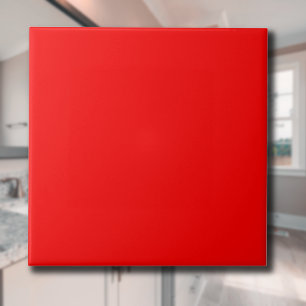 Red Solid Colour   Classic   Elegant   Trendy  Ceramic Tile