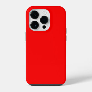 Red Solid Colour   Classic   Elegant   Trendy  iPhone 14 Pro Case