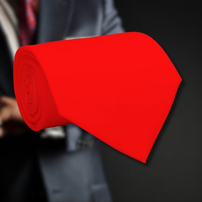 Red Solid Colour | Classic | Elegant | Trendy  Tie (Creator Uploaded)