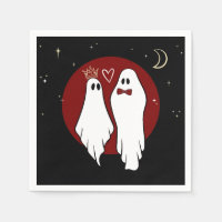 Red Soulmates Halloween Wedding