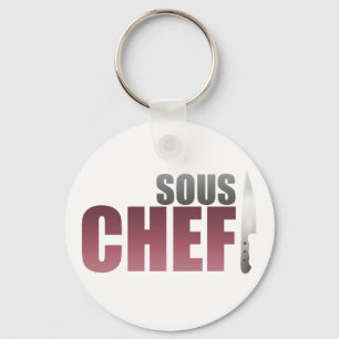 Red Sous Chef Key Ring