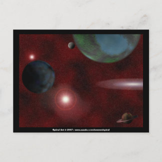 Red Space postcard