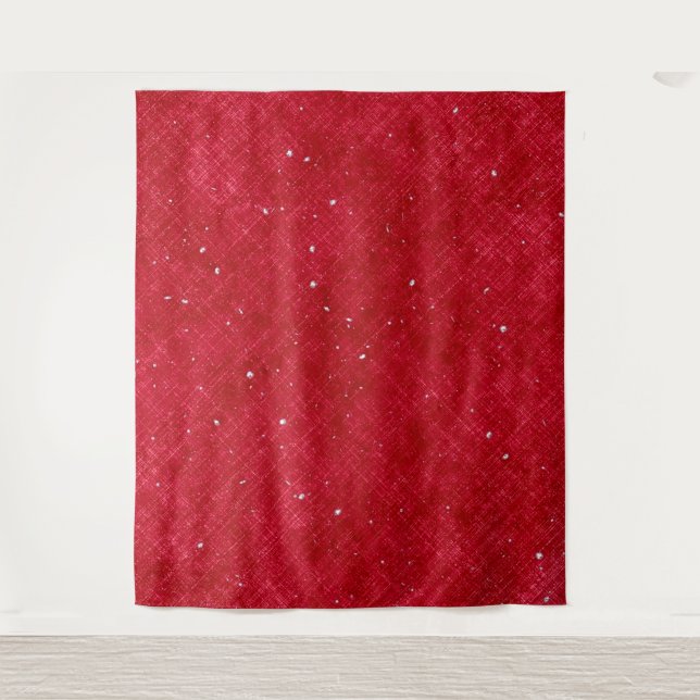Red sparkle Valentine's Day Photo BackdropTapestry Tapestry (Front)