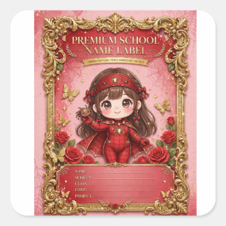 Red Spider Girl School Label - Egypt Trending 2026