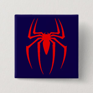 Red Spider Insect-63201 15 Cm Square Badge