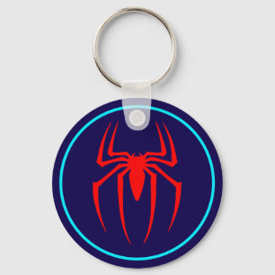 Red Spider Insect Design Key Ring