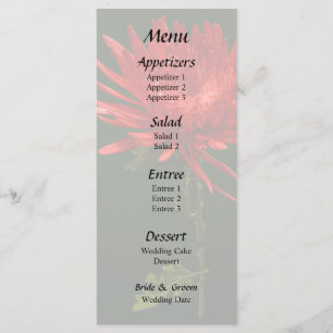 Red Spider Mum Menu