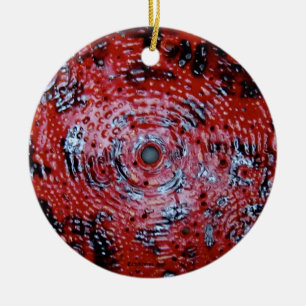 Red Spin Ornament