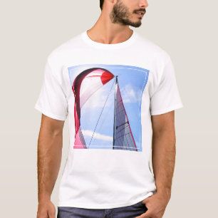 Red Spinnaker With Sun T-Shirt