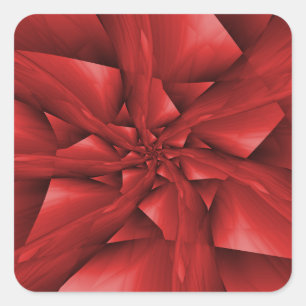 Red Spiral Arms Sticker