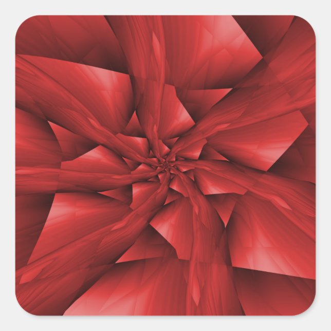 Red Spiral Arms Sticker (Front)