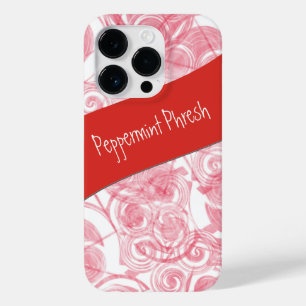 Red Spiral Background Template Case-Mate iPhone 14 Pro Case