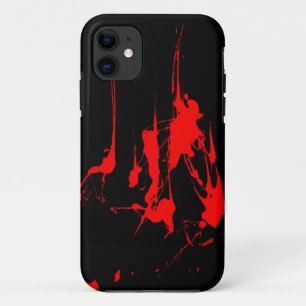 Red splat iPhone 11 case