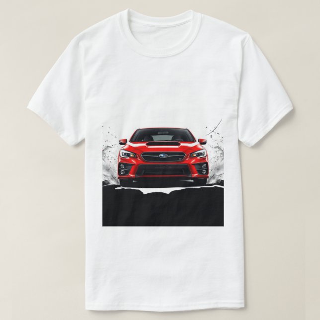 Red Sports Car T-Shirt (Design Front)