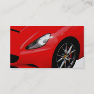 ~Red Sportscar~ BUSINESS CARD, CUSTOMIZE IT! Card