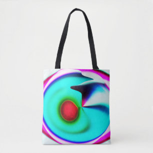 Red spot fashion tote bag