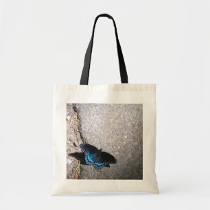 Red Spotted Admiral Butterfly Tote Bag