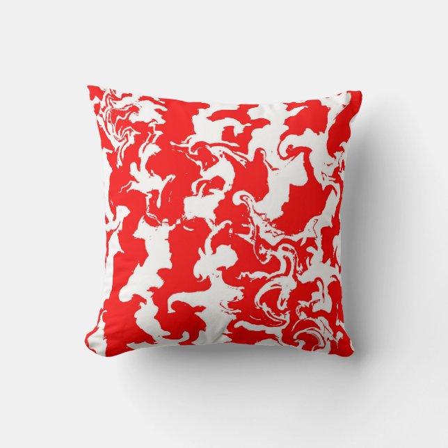 Red Spray Cushion (Front)