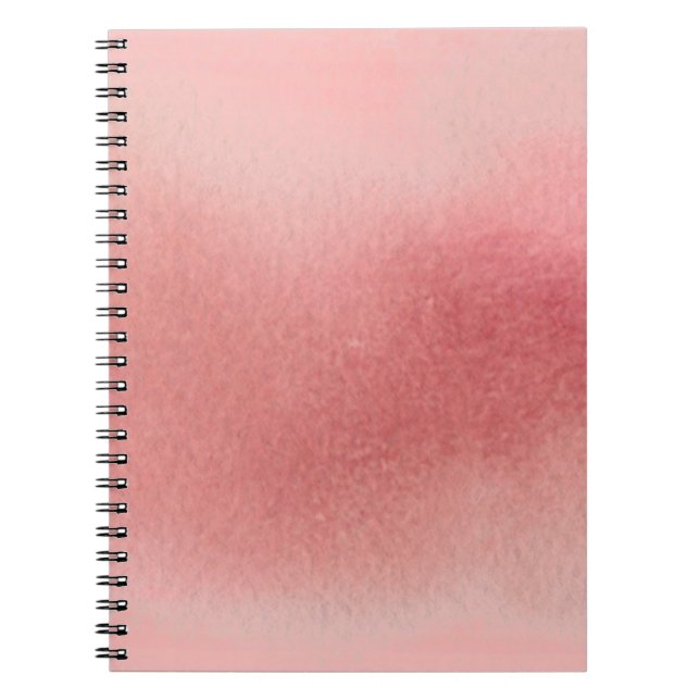 Red Spray Paint Ombre Notebook (Front)