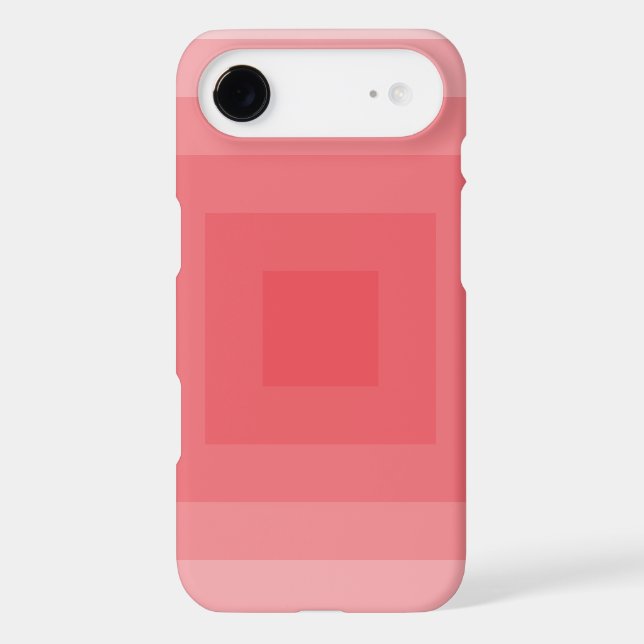 Red Square Geometric Case-Mate iPhone Case (Back)