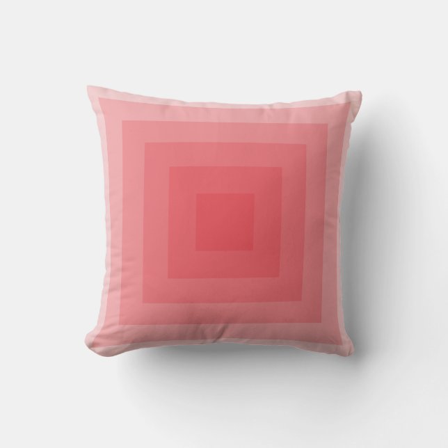 Red Square Geometric Cushion (Front)