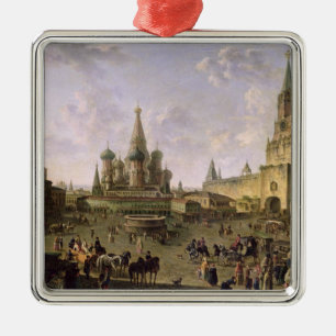 Red Square, Moscow, 1801 Metal Ornament