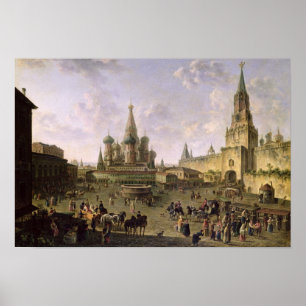 Red Square, Moscow, 1801 Poster