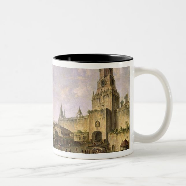 Red Square, Moscow, 1801 Two-Tone Coffee Mug (Right)
