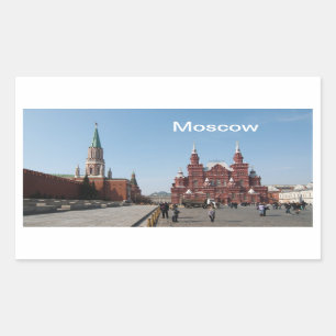 Red Square. Moscow, Russia Rectangular Sticker