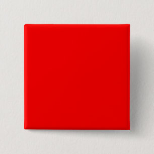Red Square Pin-back Button