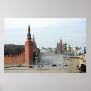 Red Square Poster