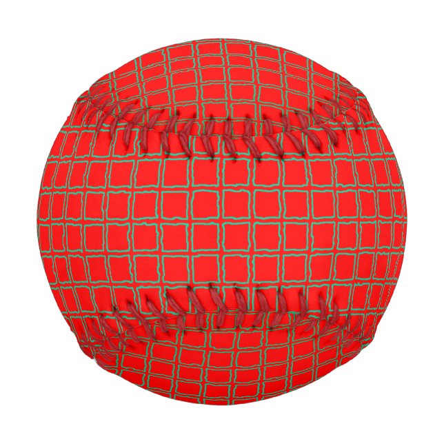 Red Squares Baseball (Front)