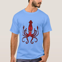 Red Squid Men's T-Shirt