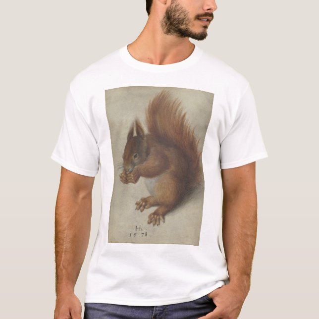 Red Squirrel (by Hans Hoffmann) T-Shirt (Front)