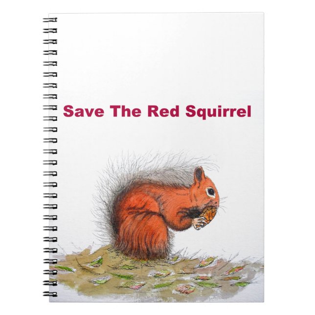 Red Squirrel Notebook (Front)