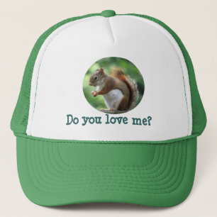 Red Squirrel Trucker Hat
