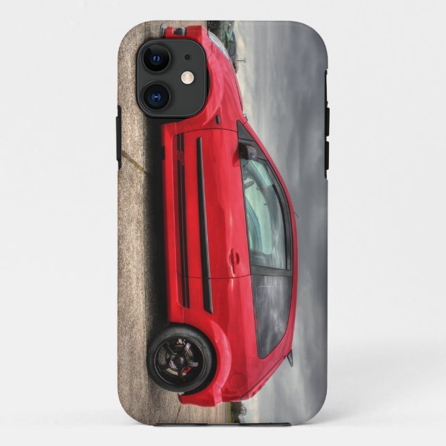 Red ST Case-Mate iPhone Case (Back)