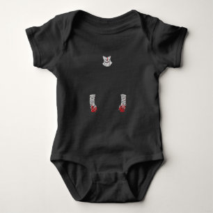 Red-Stained Warrior of Shadows Baby Bodysuit