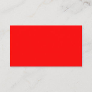 Red Standard Business Card