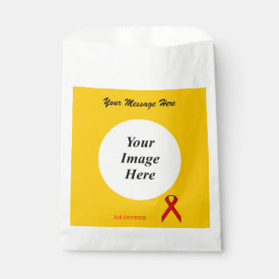 Red Standard Ribbon Template by Kenneth Yoncich Favour Bag