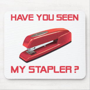 Red Stapler Mousepad